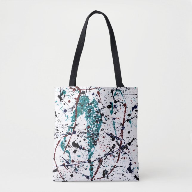 Bolsa Tote Menta com Pedacinhos de Chocolate (Frente)