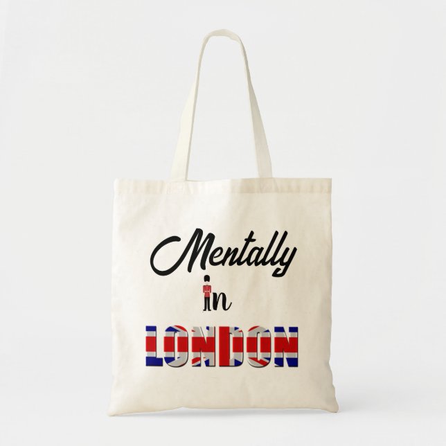 Bolsa Tote Mentalmente Em Londres Tote Bag (Frente)