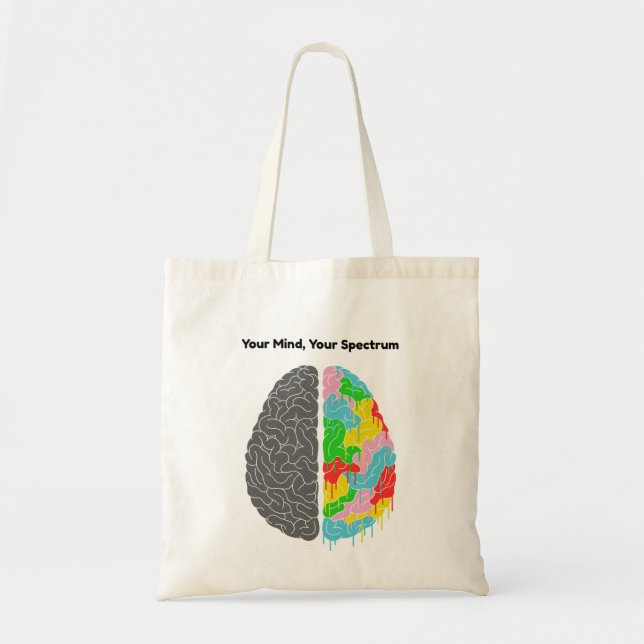 Bolsa Tote Mente cerebral (Frente)