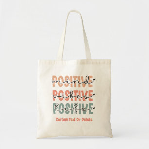 Bolsa Tote Mente Positiva Viba a Cotação Inspiracional de Vid