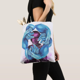 Bolsa Tote Mente quieta mãos protetoras