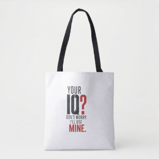 Bolsa Tote Mente Sobre o Ruído – Tipografia Sarcástica IQ Int