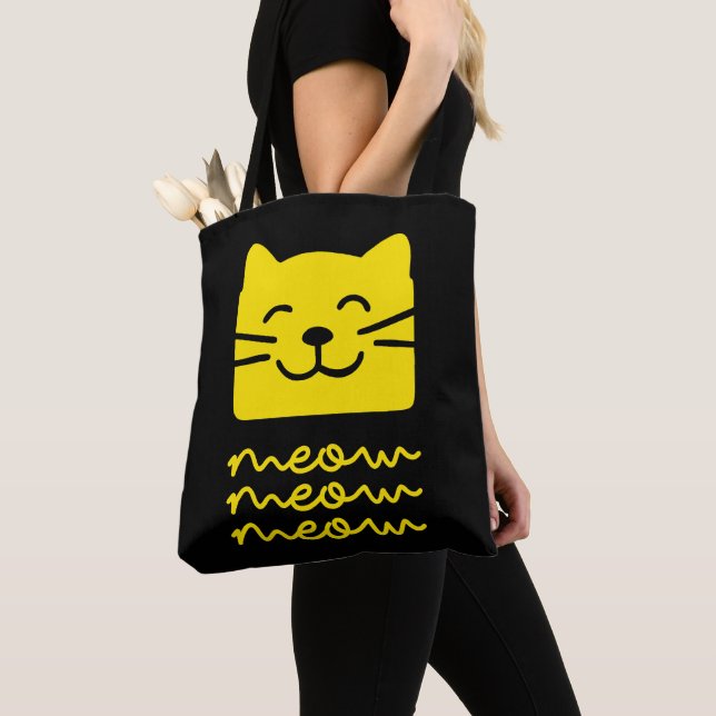 Bolsa Tote Meow Meow (Close Up)