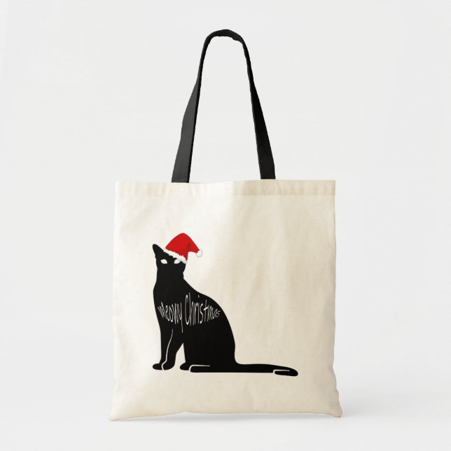 Bolsa Tote Meowy Christmas (Frente)