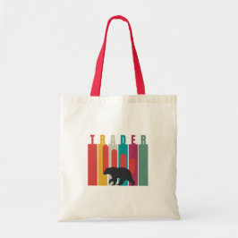 Bolsa Tote Mercado baixista | Trader | Design simples