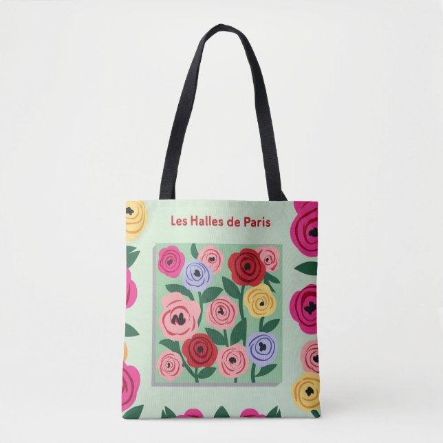 Bolsa Tote Mercado de Flores de Paris (Frente)