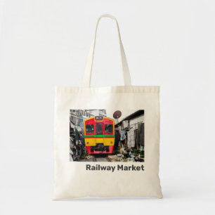 Bolsa Tote Mercado Ferroviário - Mae Klong Vintage - Tailândi