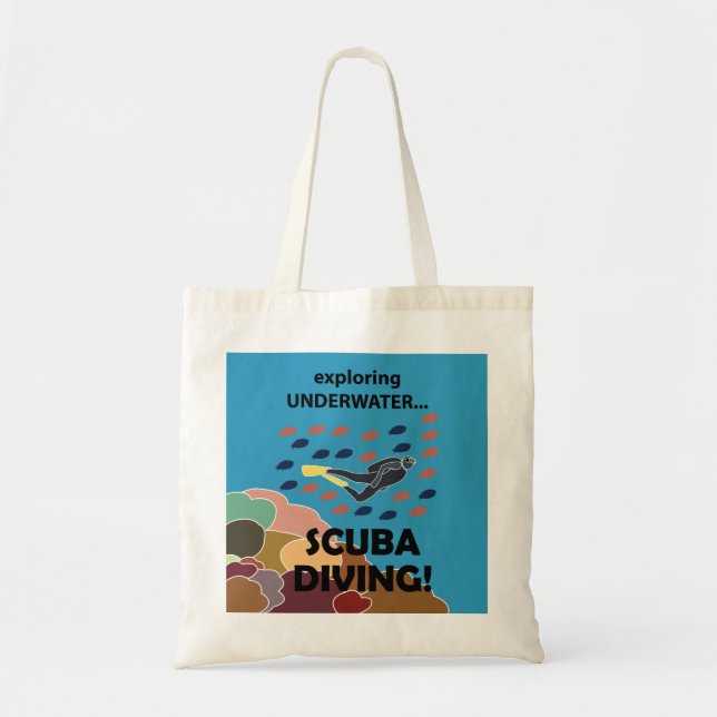 Bolsa Tote Mergulhador (Frente)