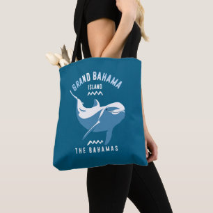 Bolsa Tote Mergulhando com Golfinhos Grand Bahama Scuba Divin