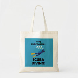 Bolsa Tote Mergulho Scuba Vivendo Submarino Scuba