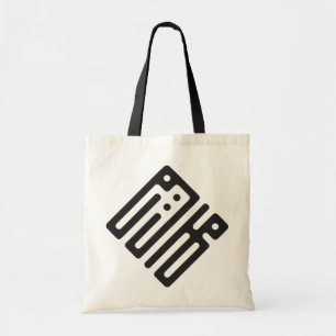 Bolsa Tote Meriem – Camiseta Feminina de Caligrafia Kufi Árab
