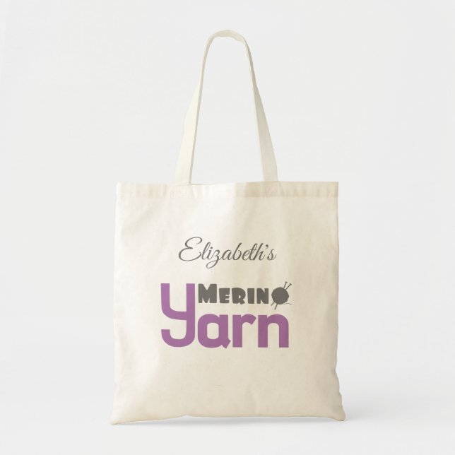 Bolsa Tote Merino Yarn Tote Bag (Frente)