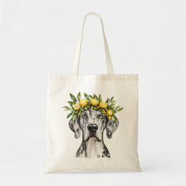 Bolsa Tote Merle Great Dane Dog Lemon Crown