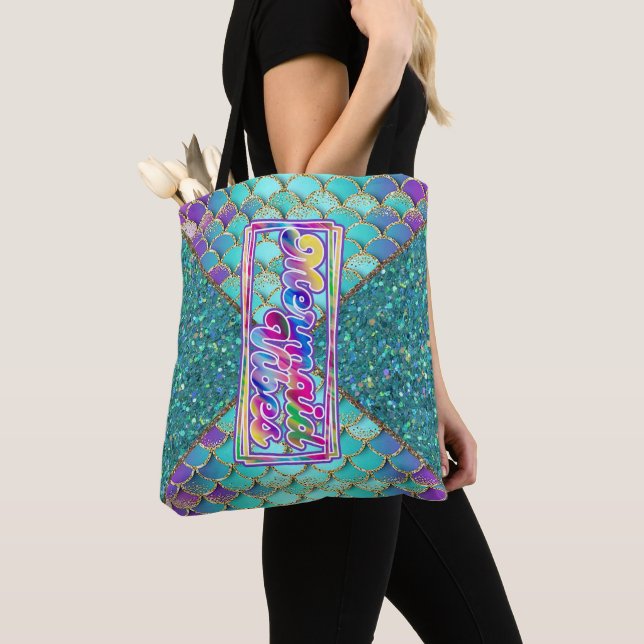 Bolsa Tote Mermaid Vibes (Close Up)
