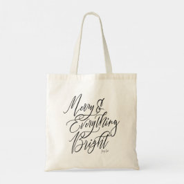 Bolsa Tote Merry and Everything Bright Christmas