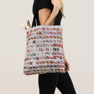 Bolsa Tote Mesa de vértebras, Impressão estética