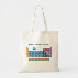 Bolsa Tote Mesa periódica dos elementos 2