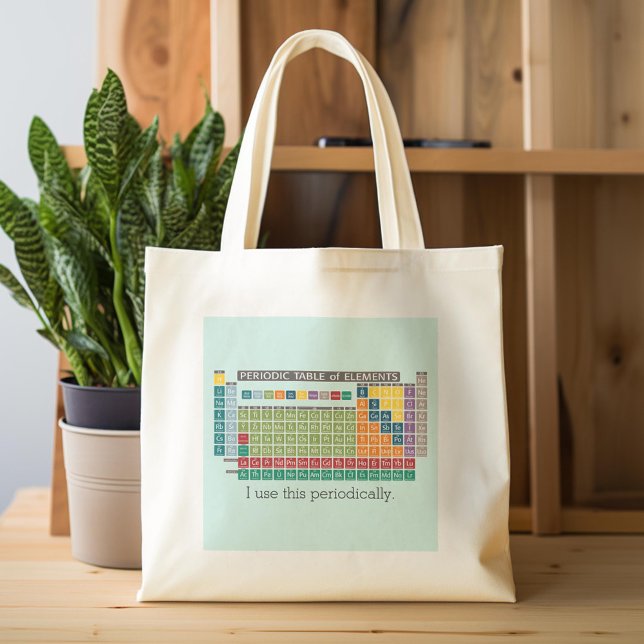 Bolsa Tote Mesa Periódica Periódica de Elementos (Custom Tote Bag)