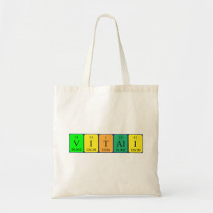 Bolsa Tote Mesa periódica vitali tote bag