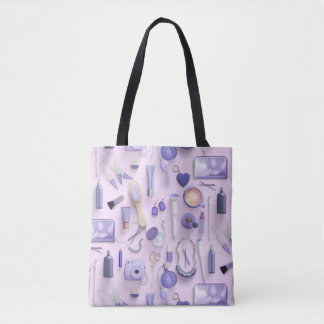 Bolsa Tote Mesa roxa da vaidade