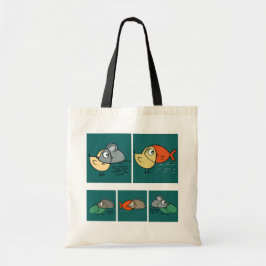Bolsa Tote Mesmos olhos, formas diferentes