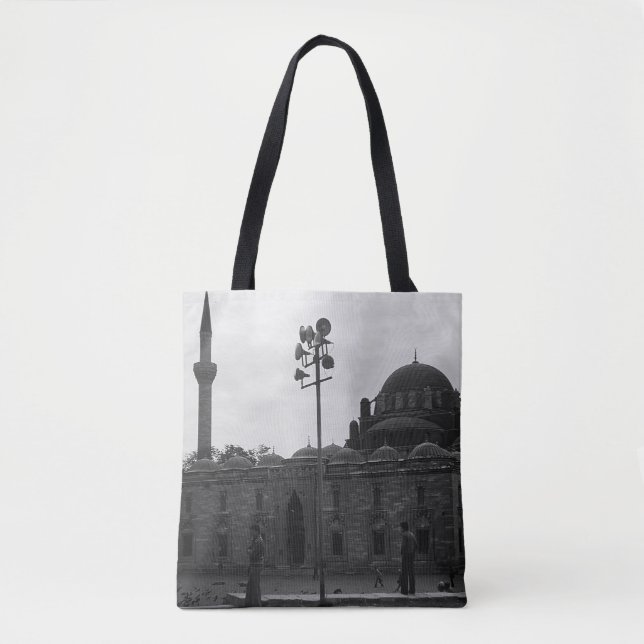 Bolsa Tote Mesquita Vintage Turkey Istanbul Beyazit camii (Frente)