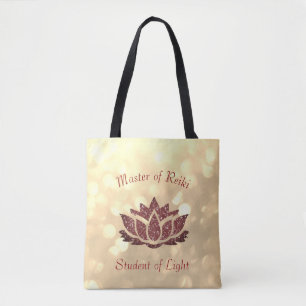 Bolsa Tote Mestre de Reiki Lotus design