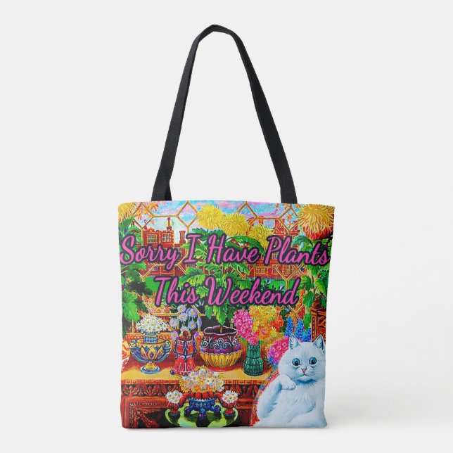 Bolsa Tote Mestre do Cat College por Louis Wain (Verso)