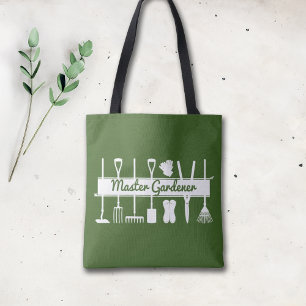 Bolsa Tote Mestre Jardineiro Floresta Verde Moderna