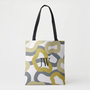 Bolsa Tote Metro Dourado Monograma