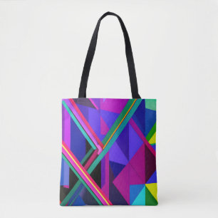 Bolsa Tote "Metropolis Grid: Uma Reflexão Digital"