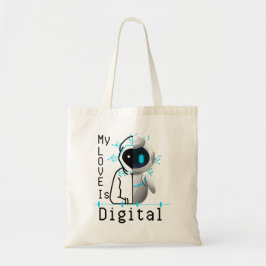 Bolsa Tote Meu amor é digital.w