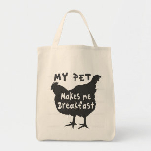 Bolsa Tote Meu Animal de Estimação Me Faz o Café da Manhã