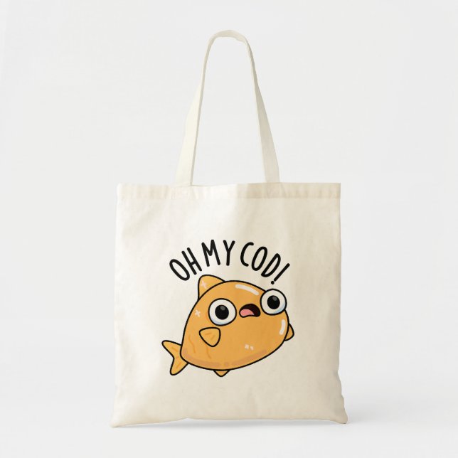 Bolsa Tote Meu Bacano Engraçado Peixe (Frente)