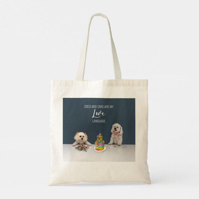 Bolsa Tote Meu Bag de Toque de Língua de Amor (Verso)