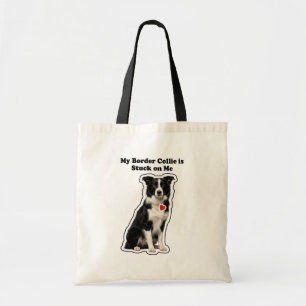 Bolsa Tote Meu Border Collie Está Colado Em Mim Amante de Cac