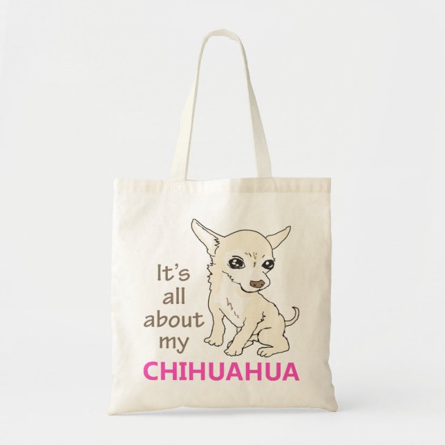 Bolsa Tote Meu Chihuahua (Frente)