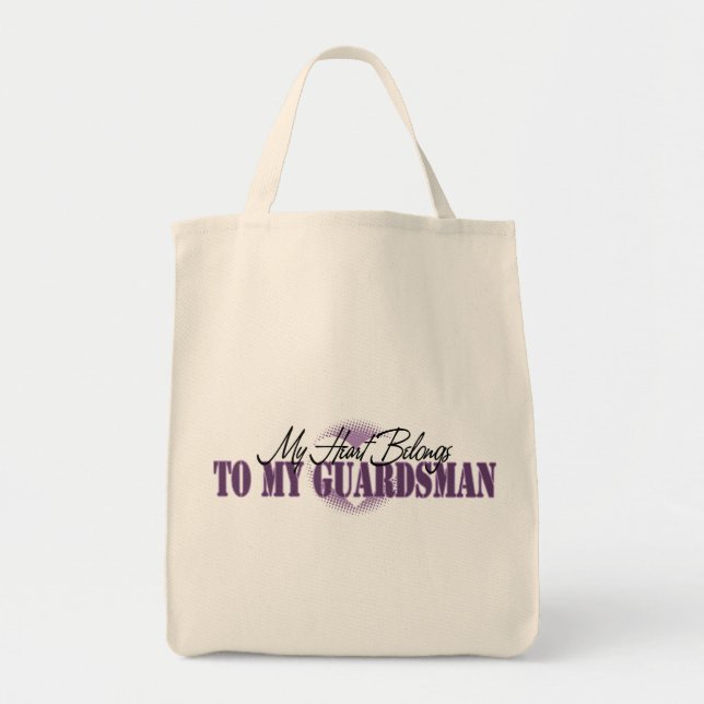 Bolsa Tote Meu coração pertence a minha guarda (Frente)