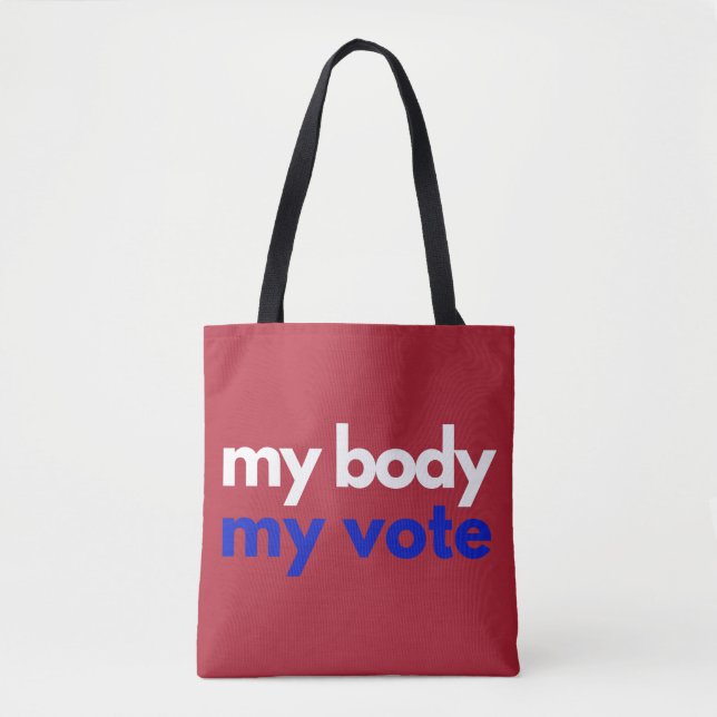 Bolsa Tote Meu Corpo Meu Voto (Frente)