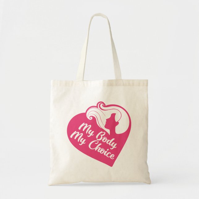 Bolsa Tote Meu Corpo Minha Escolha (Frente)