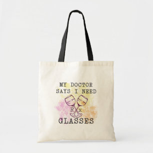 BOLSA TOTE MEU DOUTOR DIZER EU NECESSIDADE VIDRO