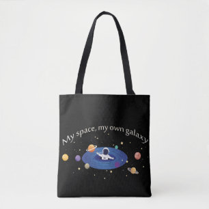 Bolsa Tote Meu Espaço, Minha Própria Galáxia