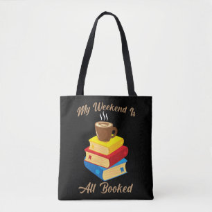 Bolsa Tote Meu Fim De Semana É O Leitor De Pão De Café Res
