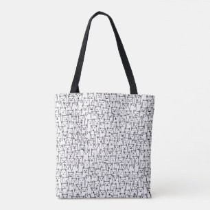 Bolsa Tote Meu gato estava certo sobre você padrão de gatos e