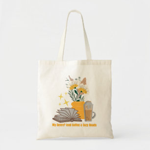 Bolsa Tote Meu gênero? Café gelado e leituras aconchegantes