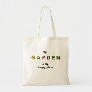 Bolsa Tote Meu jardim é meu lugar feliz