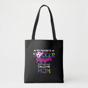 Bolsa Tote Meu Jogador De Futebol Favorito Mãe Personalizado