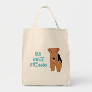 Bolsa Tote Meu melhor amigo galês Terrier