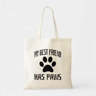Bolsa Tote Meu Melhor Amigo Tem Patas - Amantes de Cachorro  