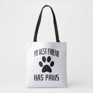 Bolsa Tote Meu Melhor Amigo Tem Patas - Amantes de Cachorro